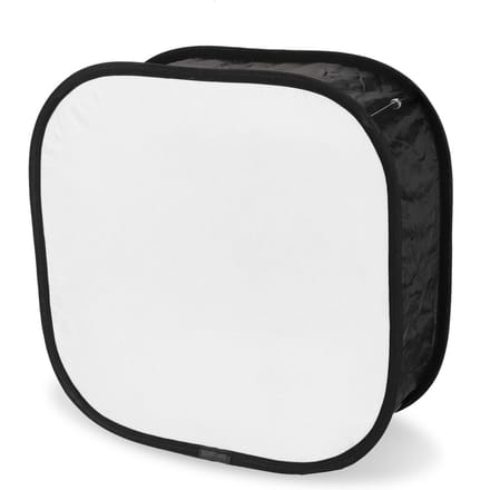 Multifunctionele 410mm Mini Draagbare Opvouwbare Flits Diffuser Eenvoudig opvouwbaar Ontwerp Softbox voor Flits white