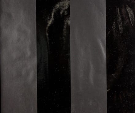 Dutch Wallcoverings Vlies Design streep - Zwart/glans/mat