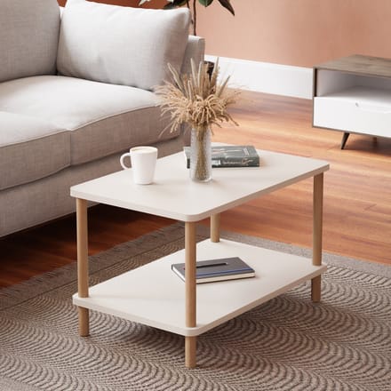 Salontafel Jelling 43x70x44 cm wit