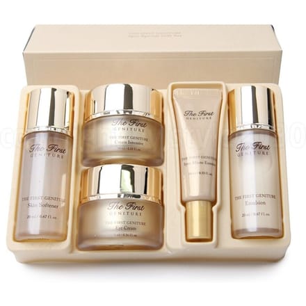 O:HUI The First Geniture Coffret Spécial 5 articles Cosmétiques de Luxe MAGASIN AUTHENTIQUE beige