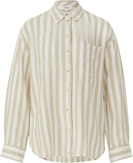 Ruime blouse gemaakt van een linnenmix voor dames s.Oliver
