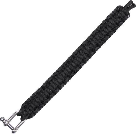 Paracord bracelet K2020 9inch zwart