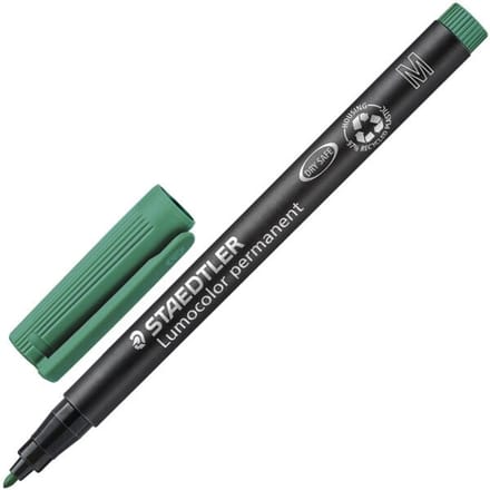 Speelgoed | Creatief / Artwork / Diy - Lumocolor Permanente marker - Groen - 1 stuk