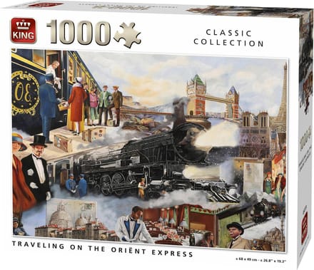 Oriënt Express-Treinreis Legpuzzel King 1000 stukjes Volwassenen