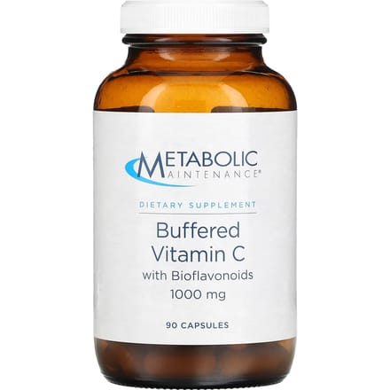 Metabolic Maintenance, gebufferde vitamine C, met bioflavonoïden, 1.000 mg, 90 tabletten