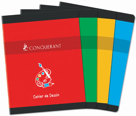 CONQUERANT SEPT tekenboek NF40, 8 bladen, 170 x 220 mm