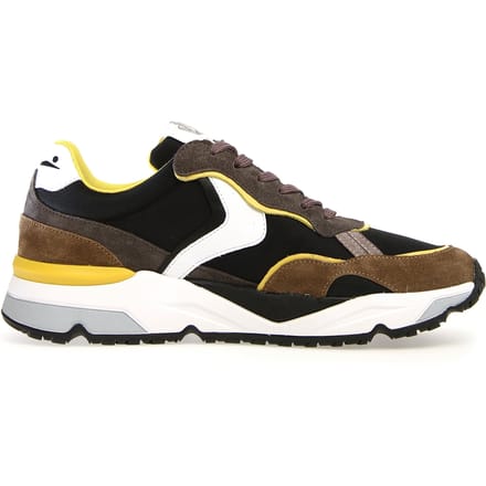 Voile Blanche - Khilian Suede/calf/fabric Black/Gree/Fango 0012017956 03 1D33