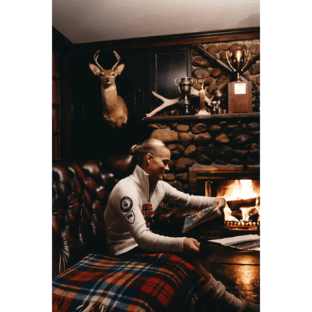 Amundsen Boiled Ski Sweater Dames (Maat - L, Kleur - Oatmeal/Norge)