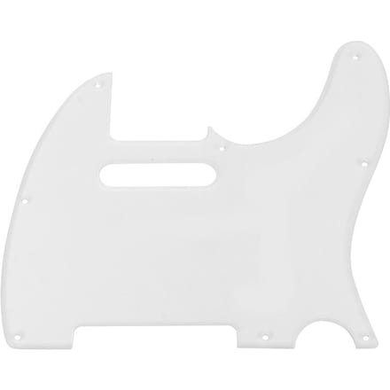 8-Gats Transparant Acryl Slagplaat met Schroeven voor Telecaster TL Stijl Elektrische Gitaar white
