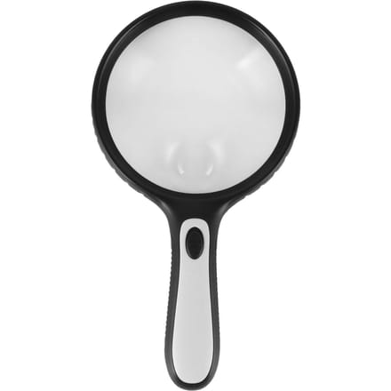 Vergrootglas Professioneel Groot Kijkgebied Gelijkmatig Verlicht Handheld Vergrootglas met 4 LED
