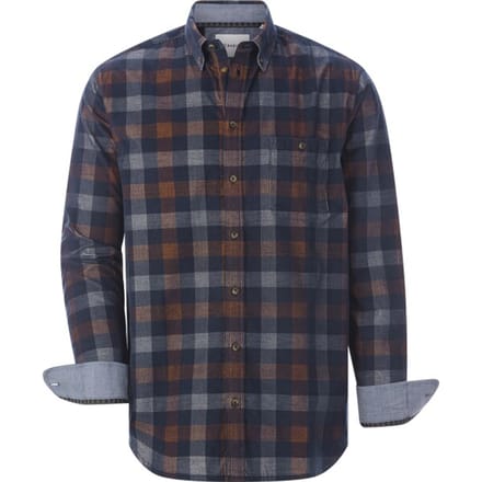 Babista herren Corduroy Overhemd - 47/48 - bruin - Plus Size