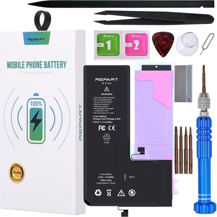 Batterij voor Apple iPhone 11 Pro REPART 3400mAh grotere capaciteit