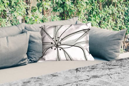 Buitenkussens - Tuin - Bloemen - Abstract - Design - 50x30 cm