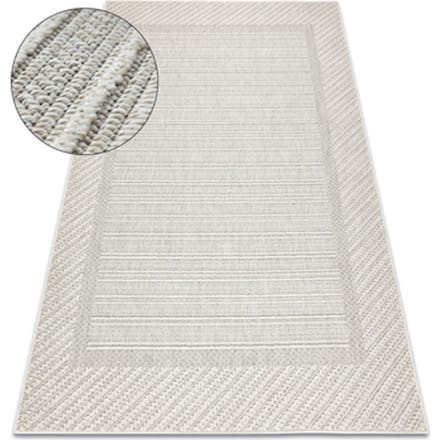 Kleden Rugsx Tapijt JERSEY 19261 grijs - Kader, structureel, 120x170 cm