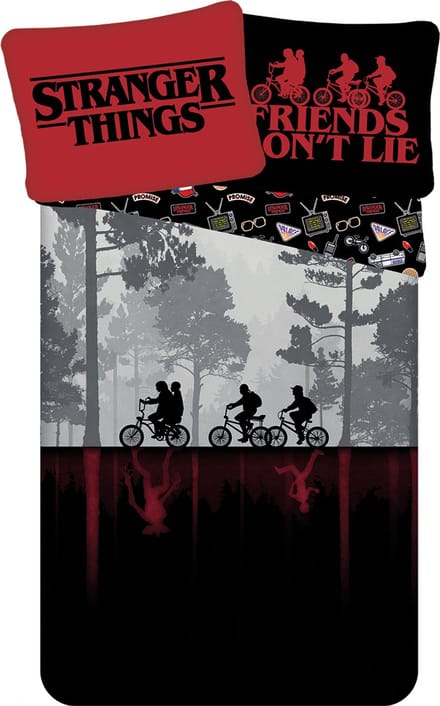 Stranger Things Dekbedovertrek 140 x 200 cm - 70 x 90 cm