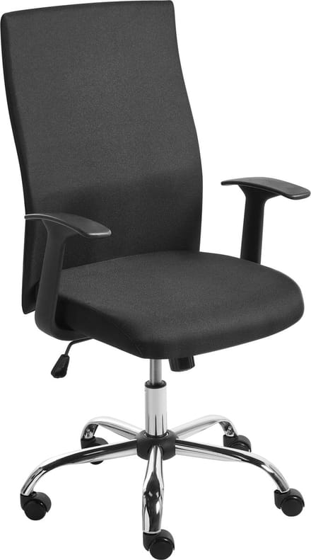 ZUNO - Bureaustoel - Zwart - Polyester