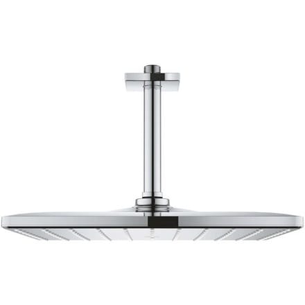 Grohe Rainshower 310 Mono Cube overhead shower set square, ceiling mounted, without flow restriction, 26565000