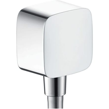 AXOR Fixfit kunststof muuraansluitbocht m. slangaansluiting softcube chroom