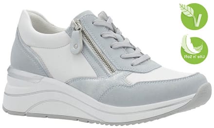 Remonte-dames-sneaker-lichtblauw-wit-art.D0T01 12-maat 37