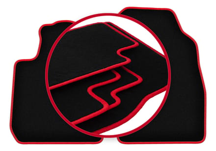 CARLUX-RED automatten voor: Ford StreetKa cabriolet (2003-2006)