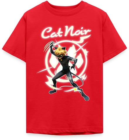 Miraculous Cat Noir Adrien Superheld T-Shirt Tiener
