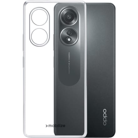 Mobilize OPPO A58 Siliconen (TPU) Hoesje Transparant