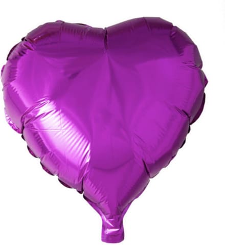 Helium Ballon - Hart - Fuchsia - 46cm
