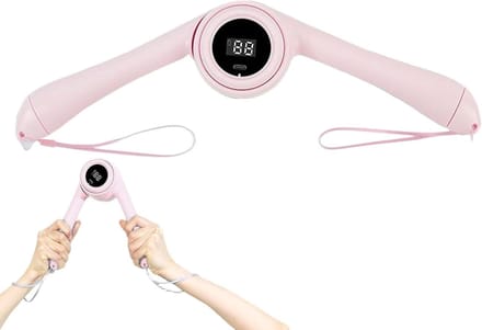 Armkracht Roller - Pols Trainer - Kracht Opbouwen - Opvouwbaar Ontwerp - 26 cm - Roze