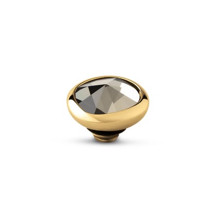 Melano Twisted Cloud Steentje Champagne Goud