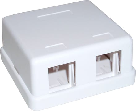 BeMatik - TB110 compatibele universele aansluitdoos met 2 sockets