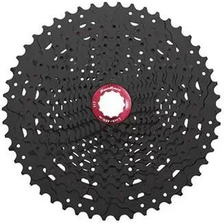 Cassette Sunrace CSMZ90 12 speed 11-50T - zwart met rode spider
