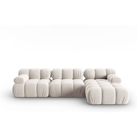 Modulaire-4-zitshoekbank Tropea rechts velvet | Milo Casa
