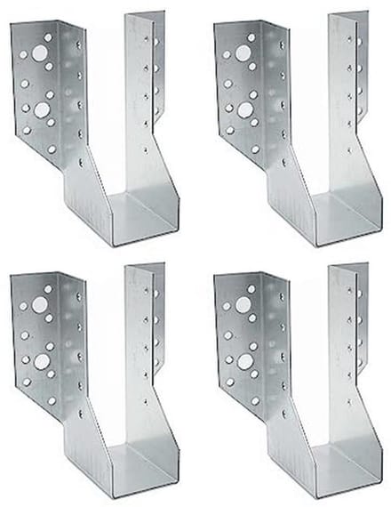Balkdragers 4-pack | Balkschoenen type A | 48 x 136 x 75 mm | Zink