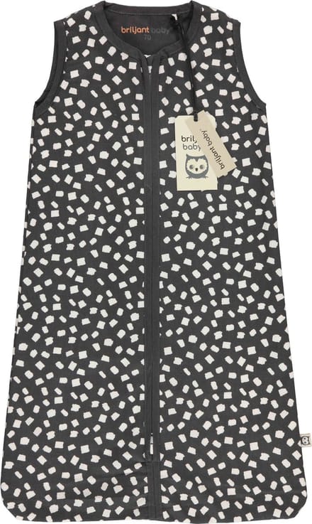 Briljant Baby Zomerslaapzak Maat 70 - Flocks - Dark Grey