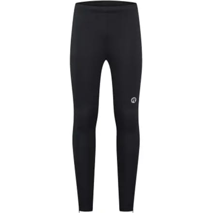 Rogelli Core Heren Lange Hardloopbroek - Achterzak met Rits - Zwart/Fluor