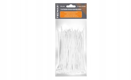 Kabelbinders Wit 2,5x120mm - 100 stuks