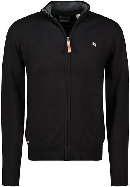 Geographical Norway Fregate Heren Vest Opstaande Kraag Zwart - M