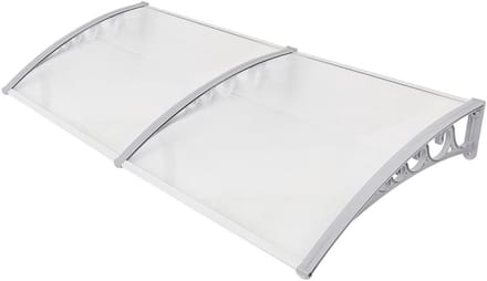 Deurluifel - Regenbescherming - Buiten beschermen - Modern design - 100x200cm - Wit