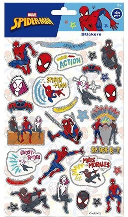 Stickers Spiderman - 3 dimensionale Stickers - Knutselen - Creatief bezig zijn - Glanzend
