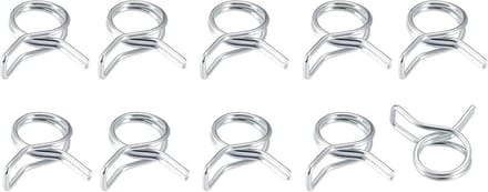 Set van 10 Verstelbare Slangklemmen voor Tuinslang en Waterleiding (13 mm)