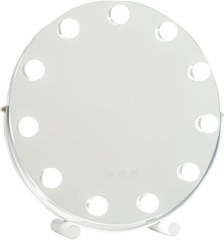 Make-up Spiegel met Verlichting - 11 LED - 3 Lichtmodi - Verstelbare Intensiteit - Touch Control - Verstelbare Positie - 42.5x10x42cm