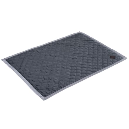 Hondendeken Velvet Gewatteerd L100 x B70 cm Graniet
