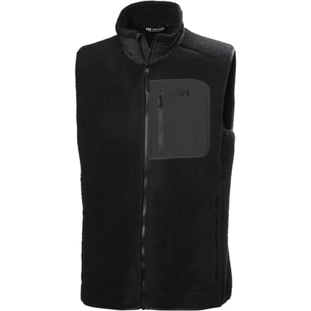 Helly Hansen Panorama Pile Block, fleecevest, heren, zwart