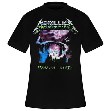 Metallica - Creeping Death Heren T-shirt - M - Zwart