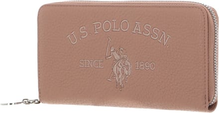 U.S. POLO ASSN. Portemonnee Breezy Zip Around Wallet Powder Oud roze