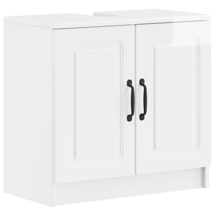 vidaXL - Wastafel - kabinet - voor - de - badkamer - UTRECHT - Hoogglans - Wit