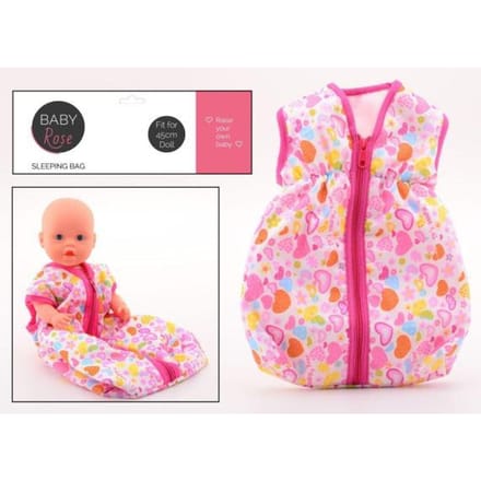 Johntoy Slaapzak Babypop Rose 38 Cm Roze