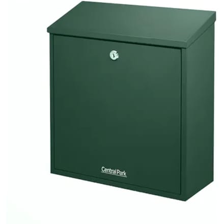 Central Park Wandbrievenbus Mailpal 500g - Staal - Groen - 36,5x41x16,5cm