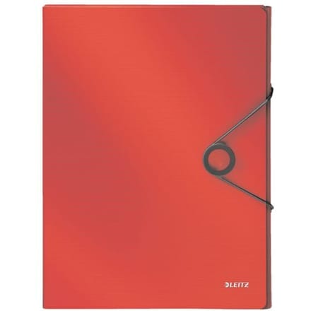 Leitz documentenmap Solid, A4, van PP, lichtrood