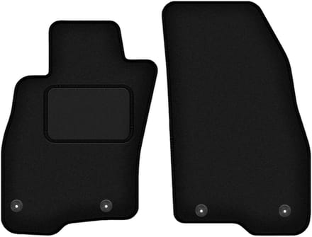 Voormatten zwart voor: Fiat Punto 12' hatchback (2012-2018)